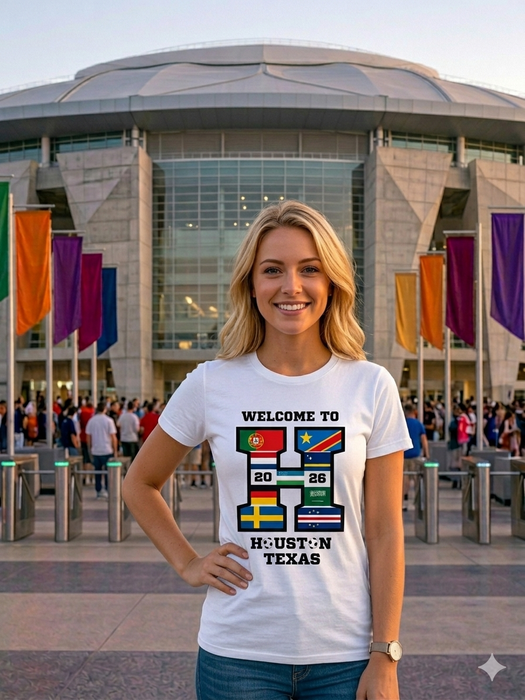 Houston 2026 World Football/Soccer Tournament T-Shirt