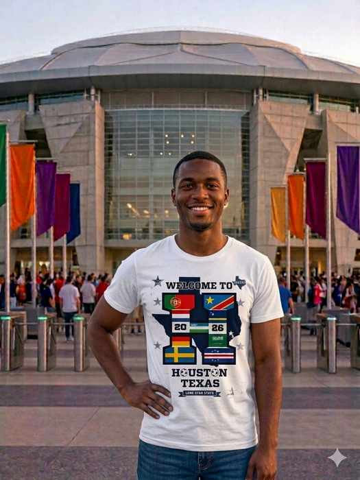 Houston 2026 World Football/Soccer Tournament T-Shirt